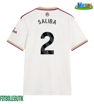 Arsenal William Saliba #2 Tredje Tröja 2025-26 Kortärmad